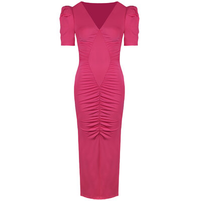 JAIMY Makenzie travel dress fuchsia