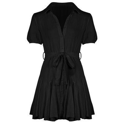 JAIMY Penny cotton dress black