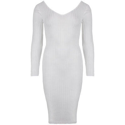 JAIMY Katelyn knitwear dress white