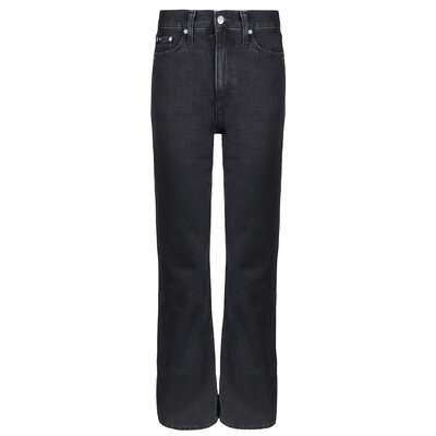 CALVIN KLEIN High rise straight jeans denim black