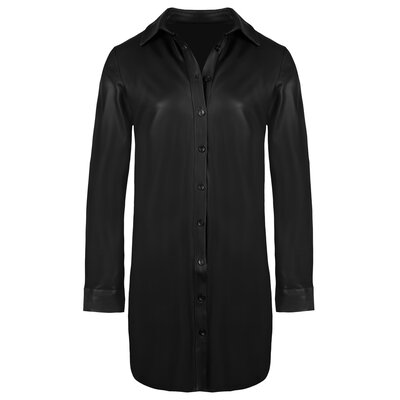 JAIMY Isabela leather blouse black