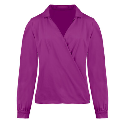 JAIMY Kennedy travel blouse magenta
