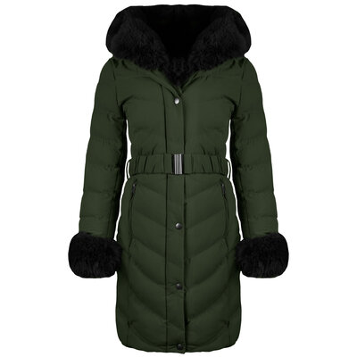 JAIMY Abigail belted jacket army green