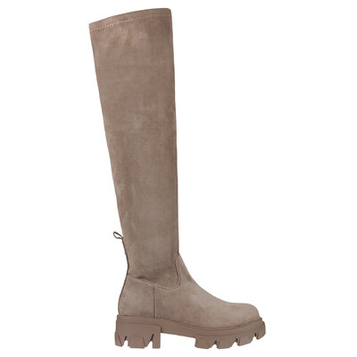 JAIMY Robin overknee boots taupe