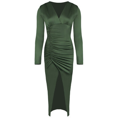 JAIMY Callie maxi travel dress emerald