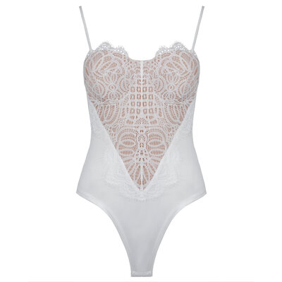 JAIMY Alexis lace detail body white