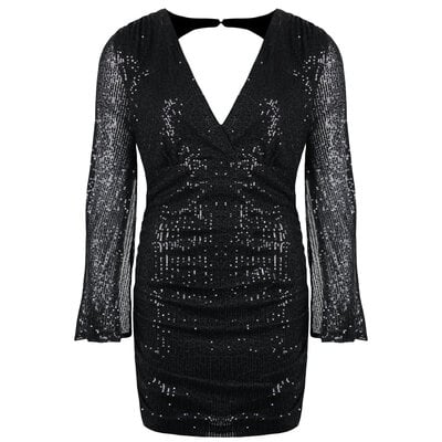 JAIMY Heidi open back sequin dress