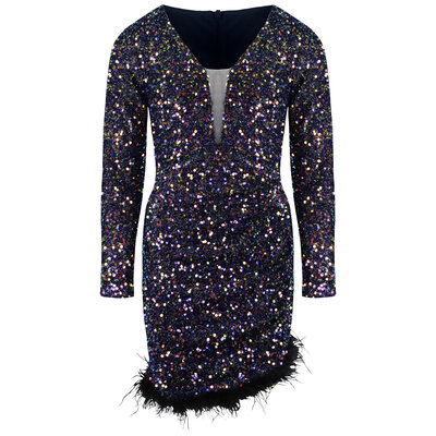 JAIMY Zara sequin dress multi