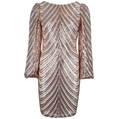 JAIMY Faith sequin dress rose