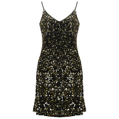 JAIMY Alaia sequin dress gold