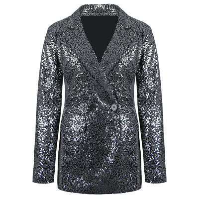 JAIMY Norah sequin blazer black/silver