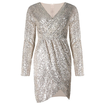 JAIMY Hailey sequin dress gold