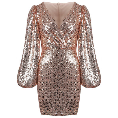 JAIMY Legacy sequin dress rose