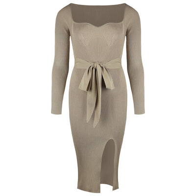 JAIMY Eleanor knitwear dress beige
