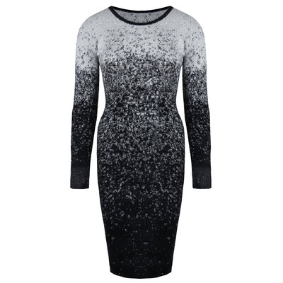 JAIMY Karina sparkle ombre knitwear dress