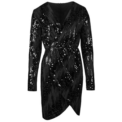JAIMY Amara sequin dress black