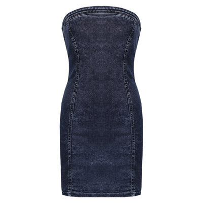 CALVIN KLEIN Tube dress denim dark