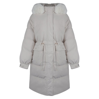 JAIMY Alaia puffer jacket creme