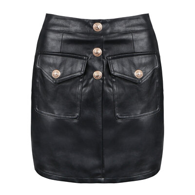 JAIMY Goldie leather skirt