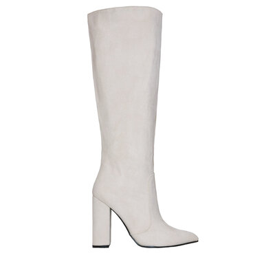 JAIMY Scarlet knee boots creme