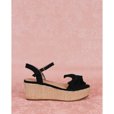 JAIMY Bow detail sandal black