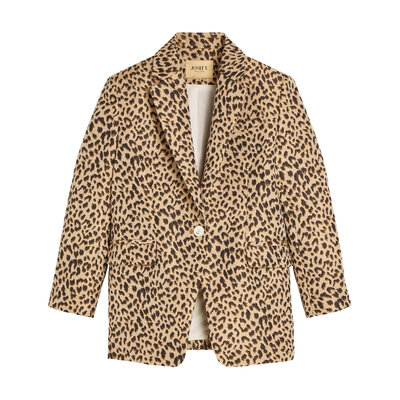 JOSH V Charlize regular fit blazer leopard