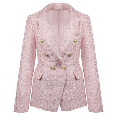 JAIMY Vienna tweed blazer pink