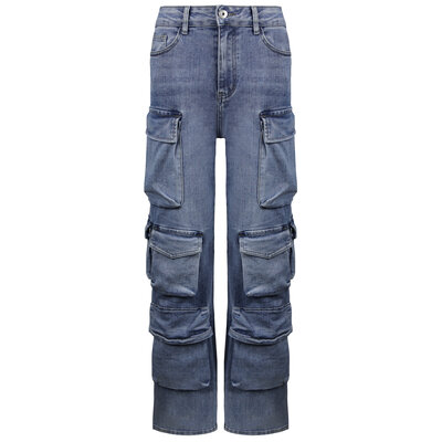 JAIMY Tiana cargo jeans blue