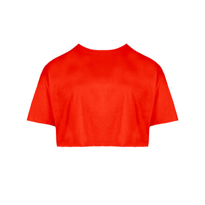 JAIMY Maya cropped t-shirt orange