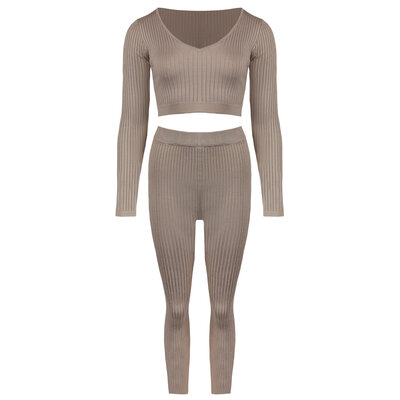 JAIMY Kallie comfy set taupe