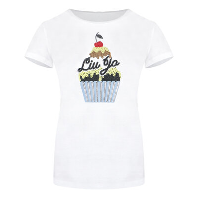 LIU JO Jersey sweets t-shirt cupcake