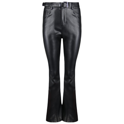 JAIMY Frankie flared leather pants black