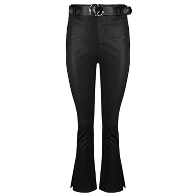 JAIMY Alexa flared leather pants black