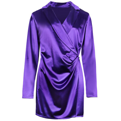 JAIMY Amelie shine blazer dress purple