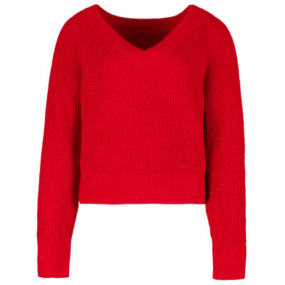 JAIMY Knitwear lurex sweater red