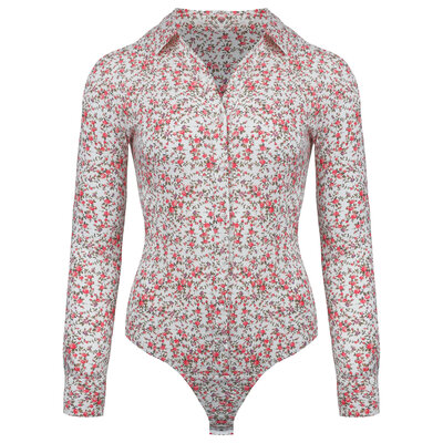 JAIMY Nicole flower print blouse body creme