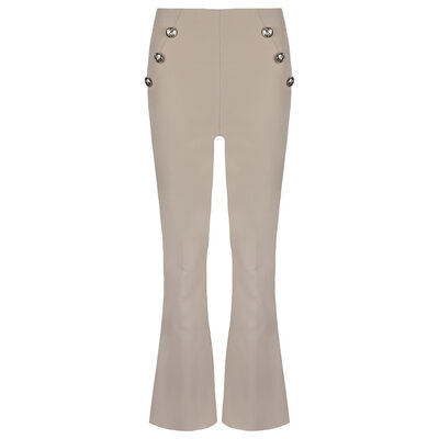 JAIMY Danna gold button pantalon camel