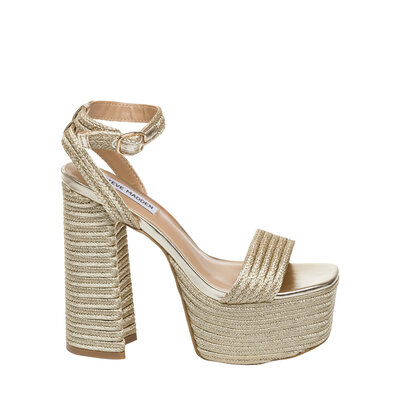 STEVE MADDEN Layered sandal lt gold