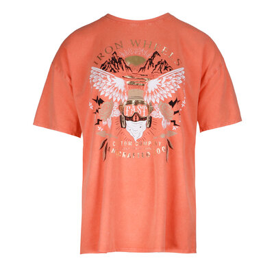 JAIMY Iron wheels t-shirt orange