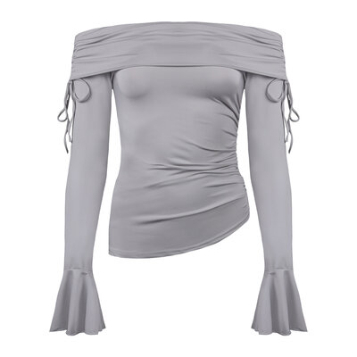 JAIMY Alexandra travel top grey