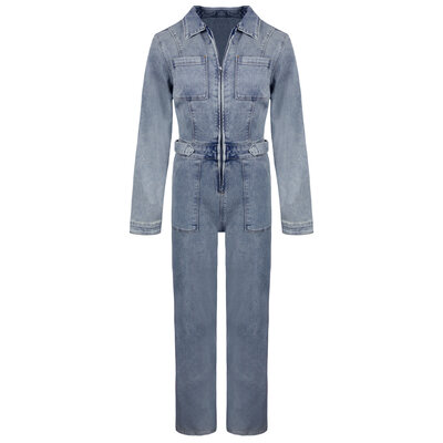 JAIMY Finley denim jumpsuit light blue