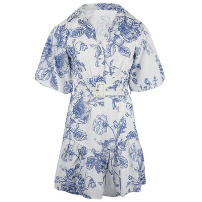 JAIMY Angela printed dress blue