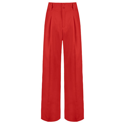 JAIMY Bella wide leg pantalon red