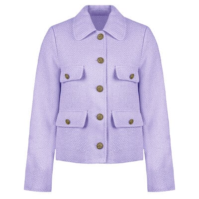 JAIMY Miley tweed blazer lilac
