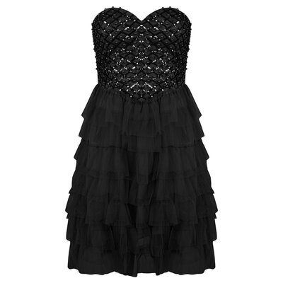 JAIMY Violeta tule dress black