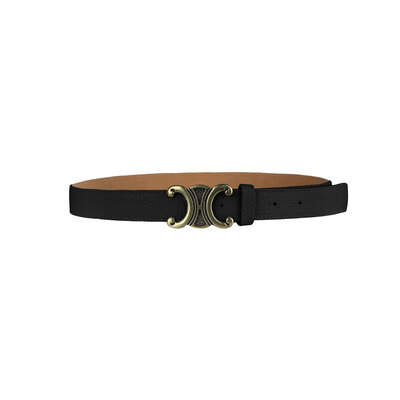 JAIMY Chelsea real leather belt black