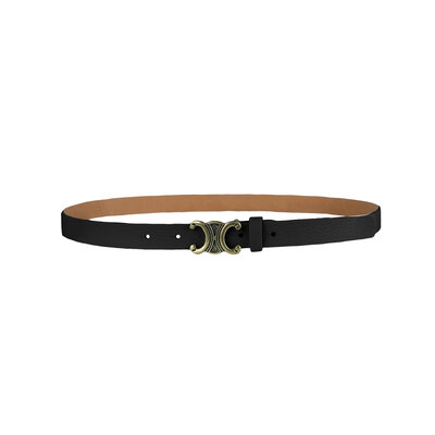 JAIMY Chelsea small real leather belt black