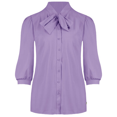JAIMY Jayleen bow travel blouse lilac