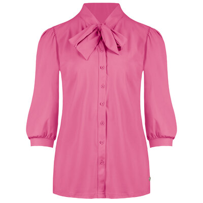 JAIMY Jayleen bow travel blouse pink