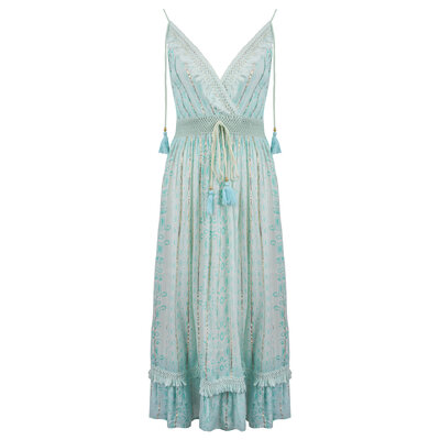 JAIMY Lilyana boho maxi dress mint